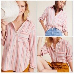 Maeve Anthropologie Lida Linen Tunic